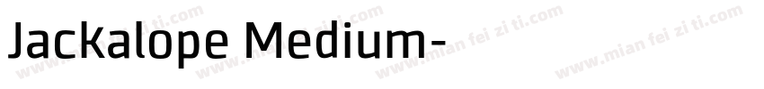 Jackalope Medium字体转换